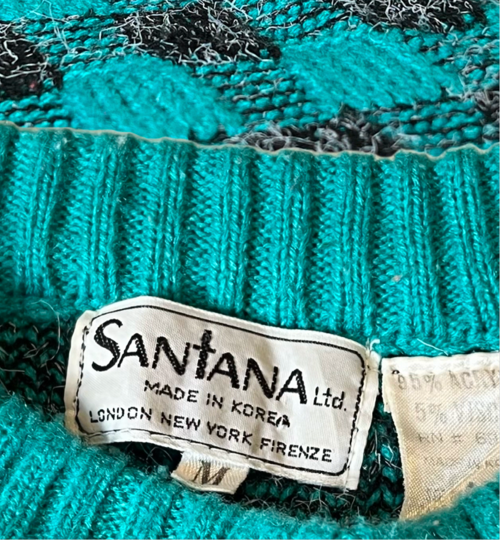 Vintage 90’s “Santana” Sweater