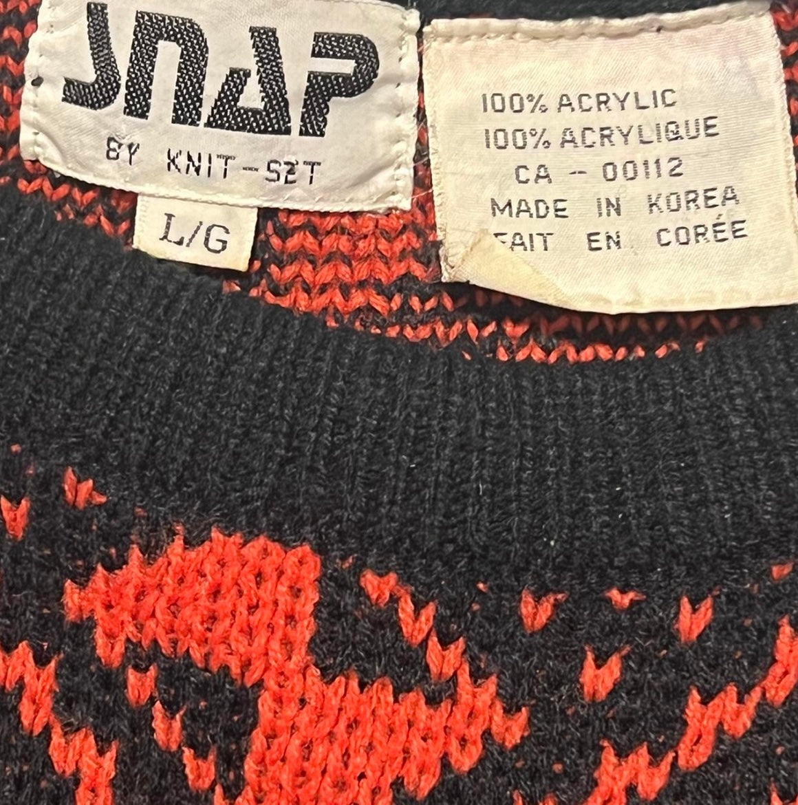 Vintage 90’s “Snap” Sweater