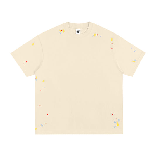 Paint Splatter T-Shirt (Yellow)