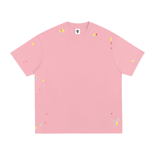 Paint Splatter T-Shirt (Pink)