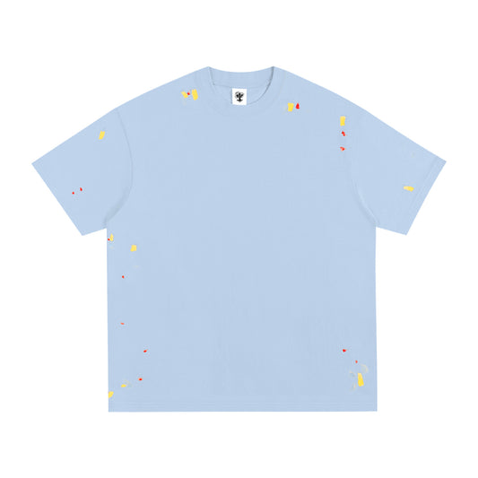 Paint Splatter T-Shirt (Blue)