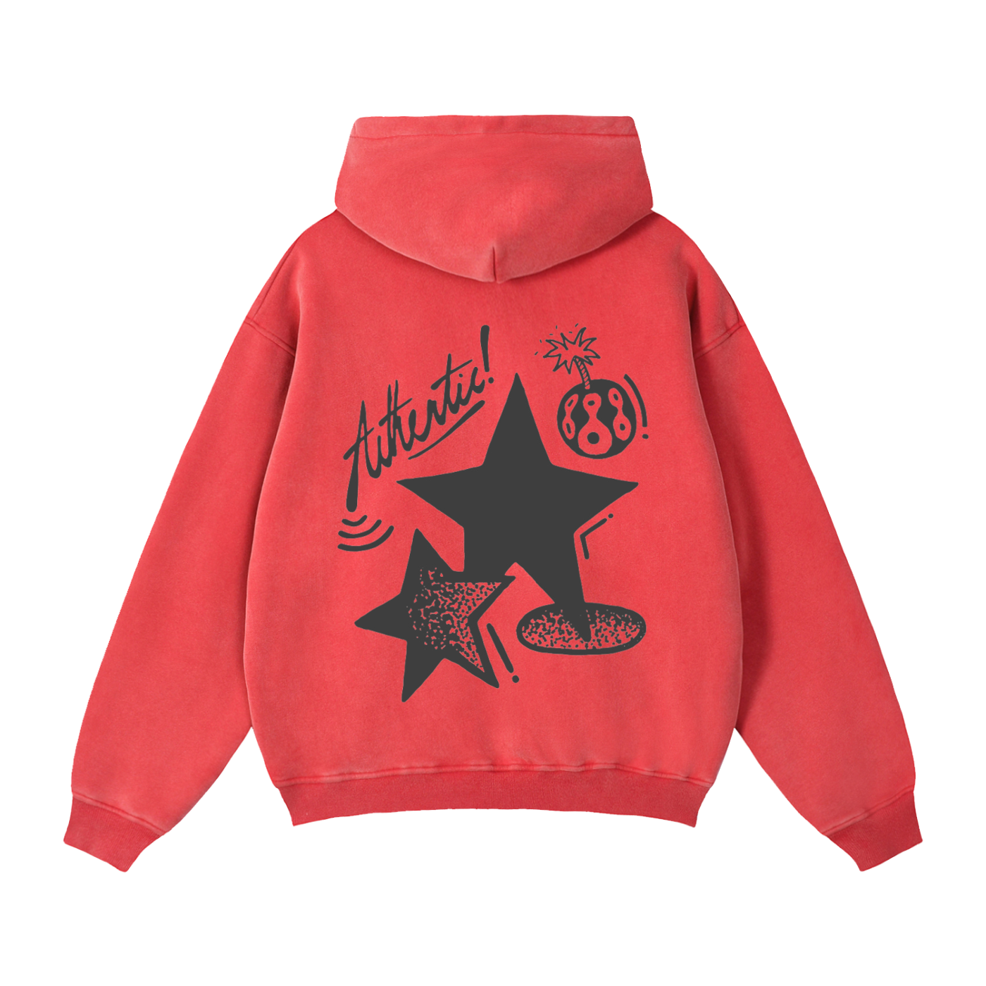 "Authentic!" Zip Hoodie (Bloom)