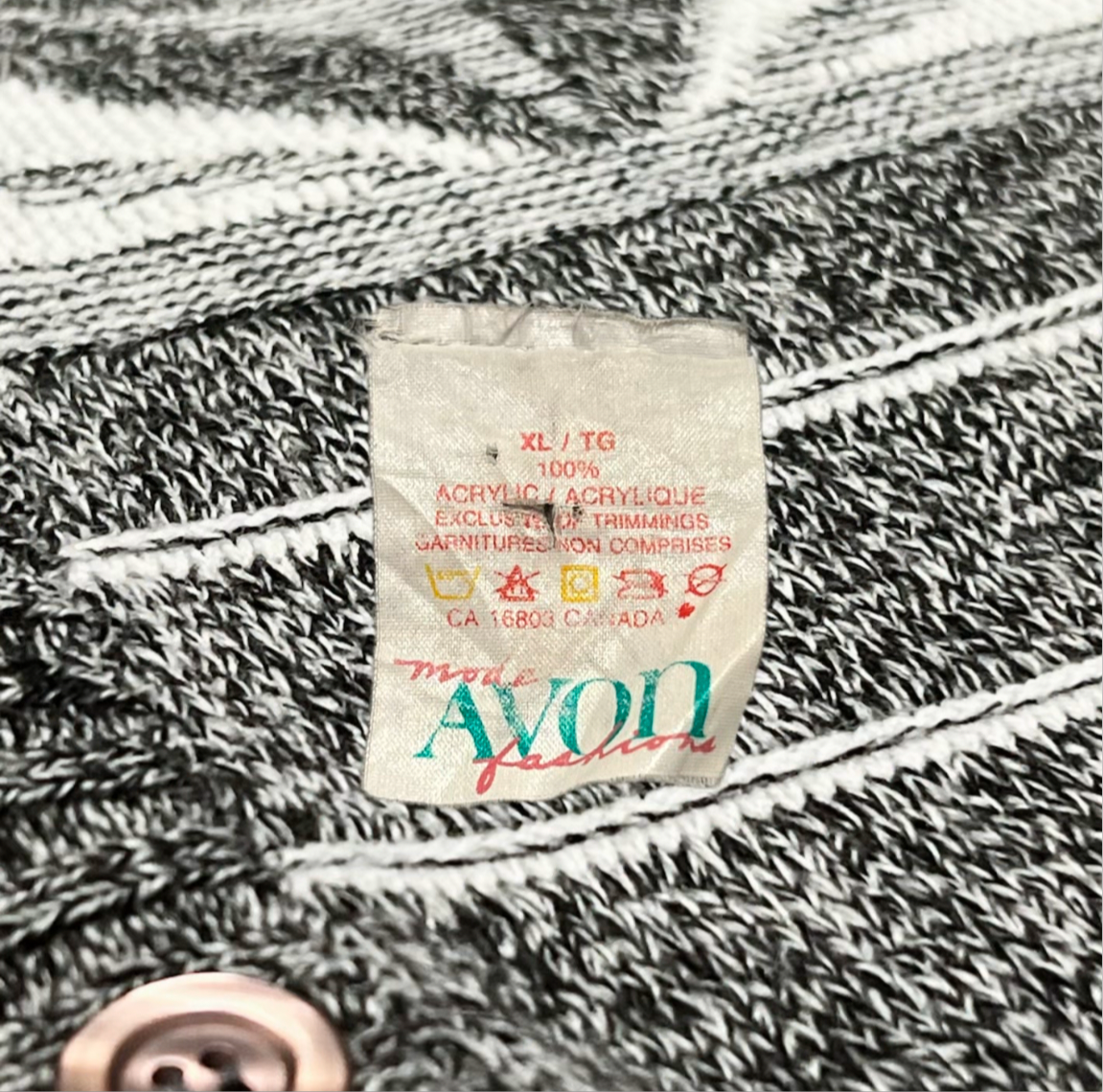 Vintage 80’s “Avon” Cardigan