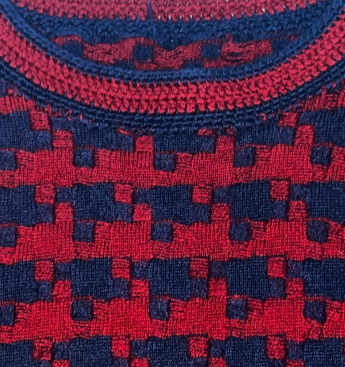 Vintage 90's "Checkered-ish" Sweater