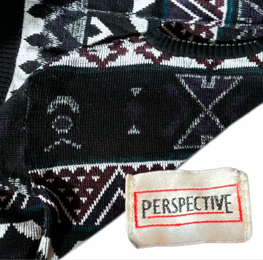 Vintage 90’s “Perspective” Sweater