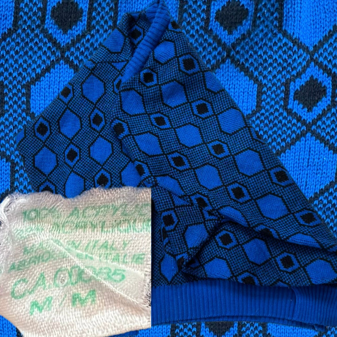 Vintage 90’s “Blue-Two” Sweater