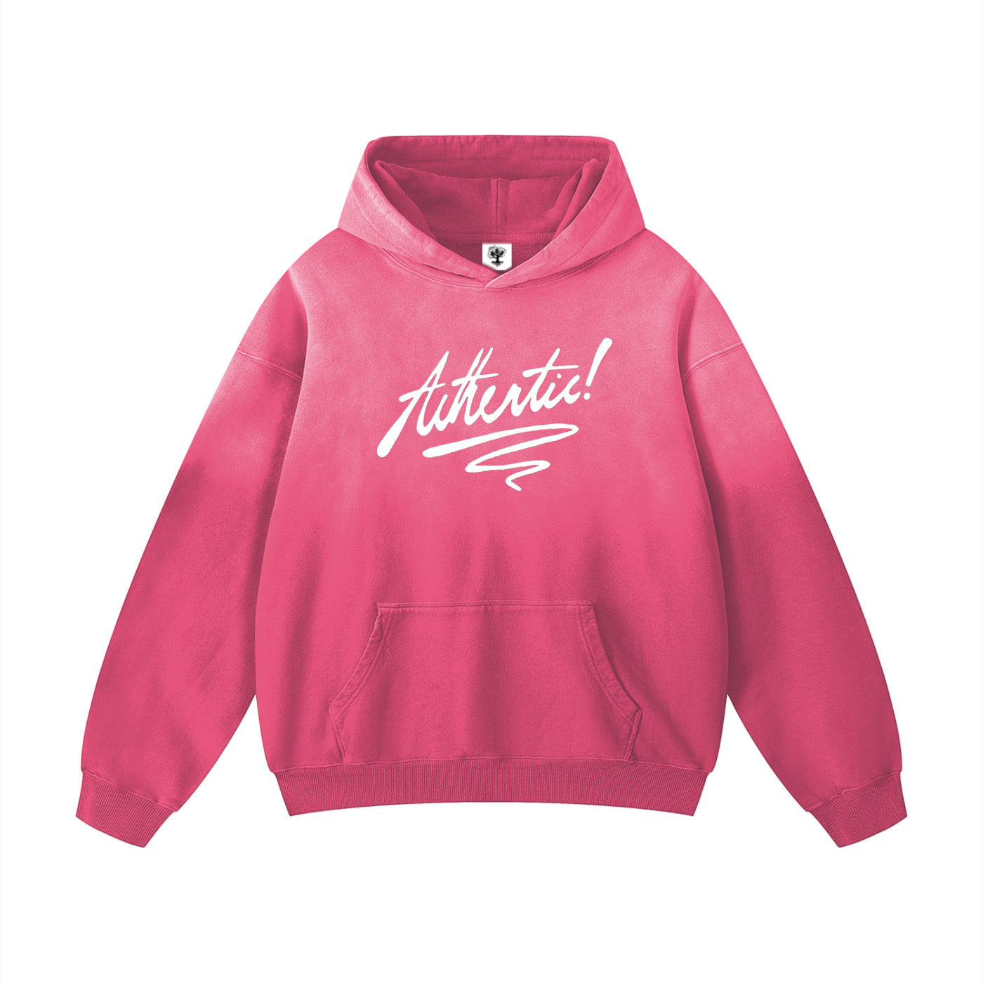 "Authentic!" Hoodie (Pink)