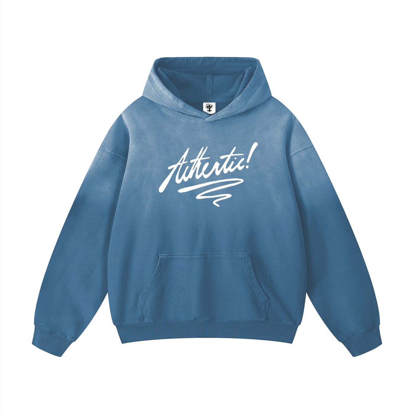 "Authentic!" Hoodie (Sky)