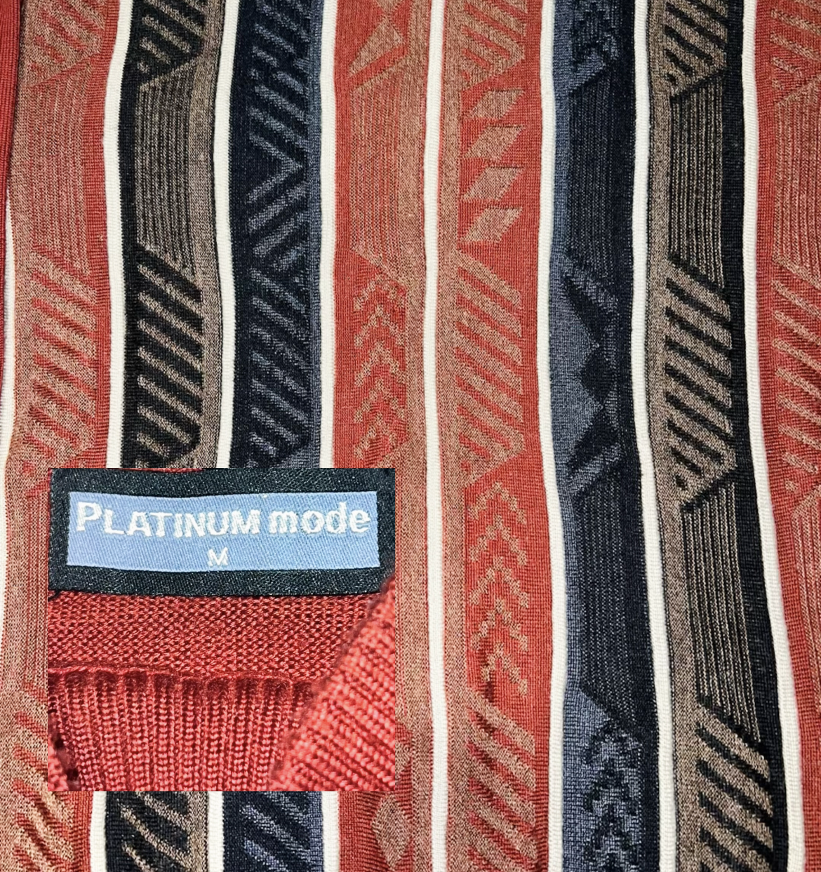 Vintage 90's "Platinum Mode" Sweater