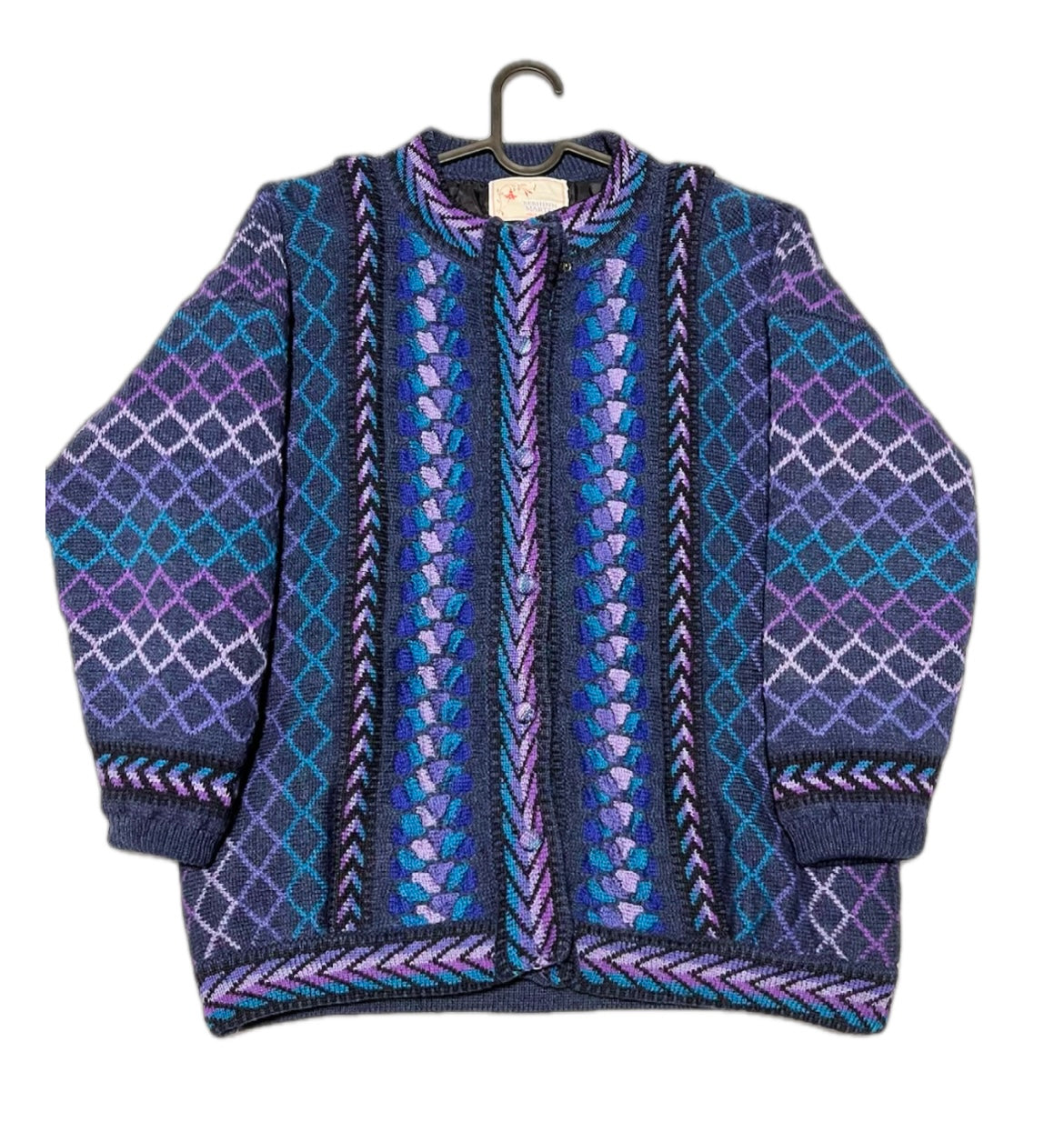 Vintage 90's "Button-Up" Sweater