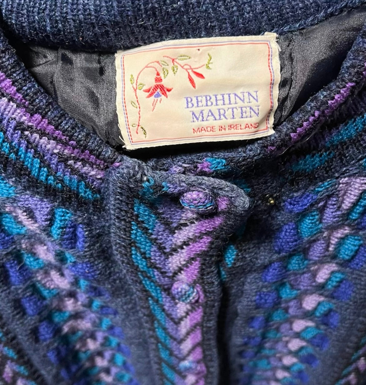 Vintage 90's "Button-Up" Sweater