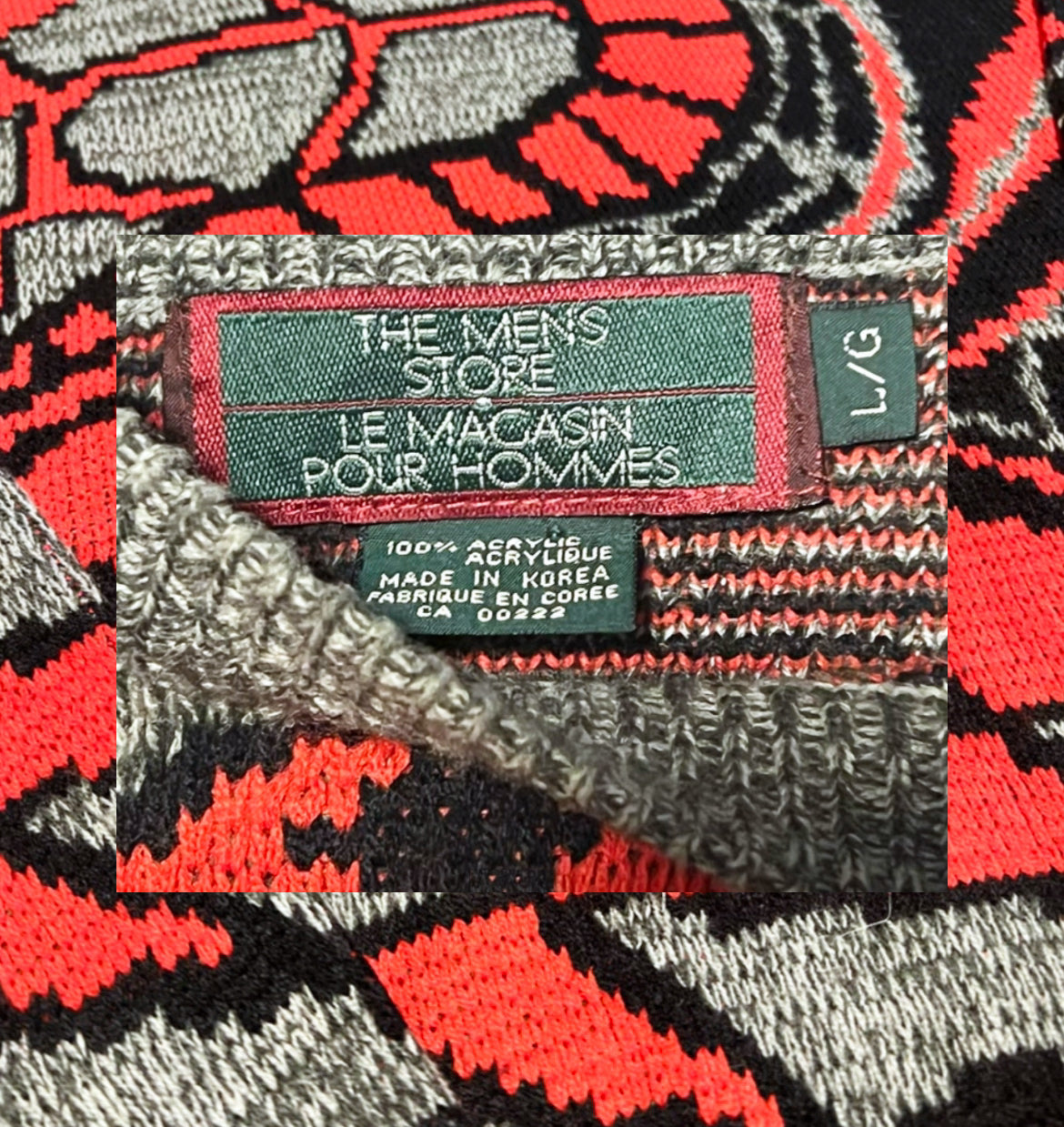 Vintage 90's "The Mens Store" Sweater