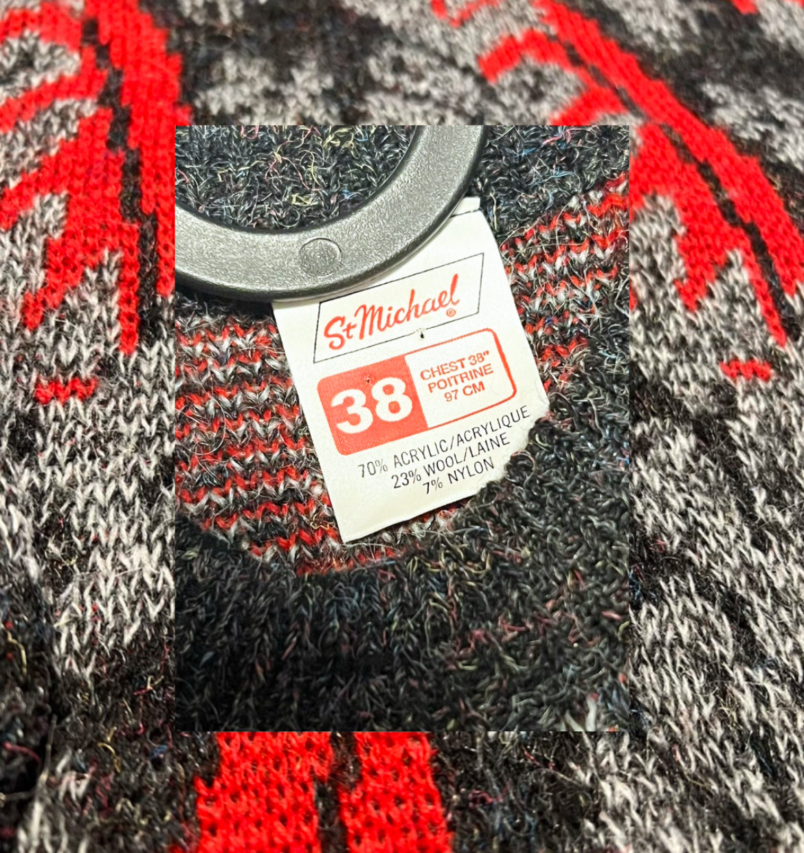 Vintage 90's "St. Micheal" Sweater