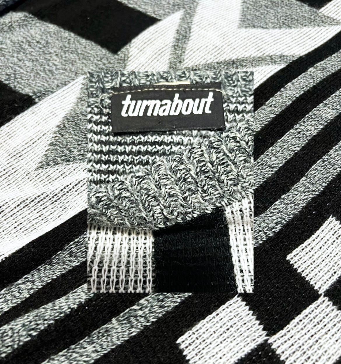 Vintage 90's "Turnabout" Sweater
